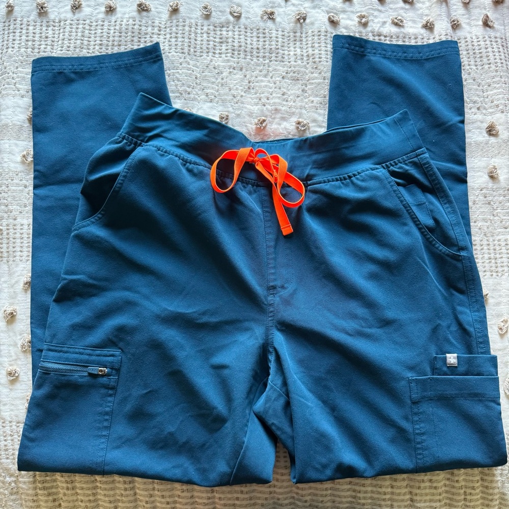 Figs High Waisted Yola in Deep Reef Size L